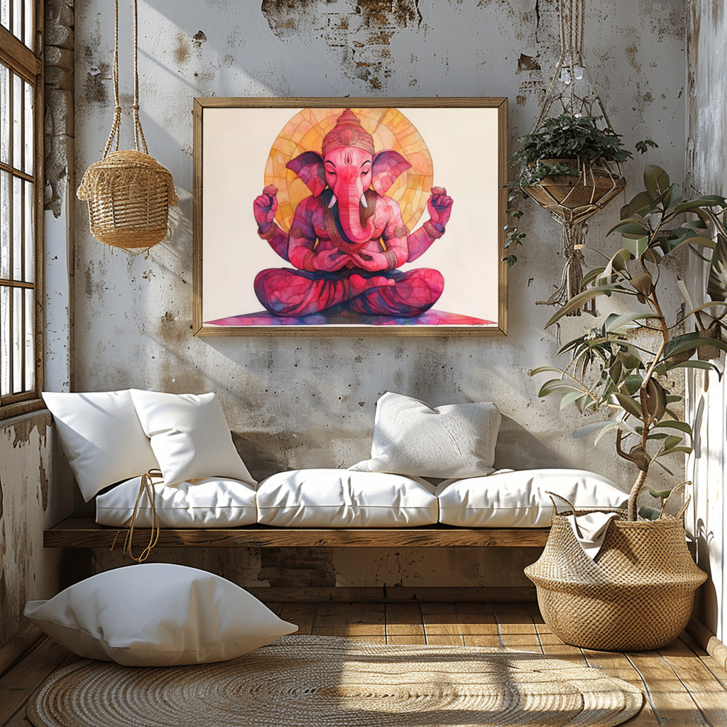 Ganesha’s Divine Aura of Serenity