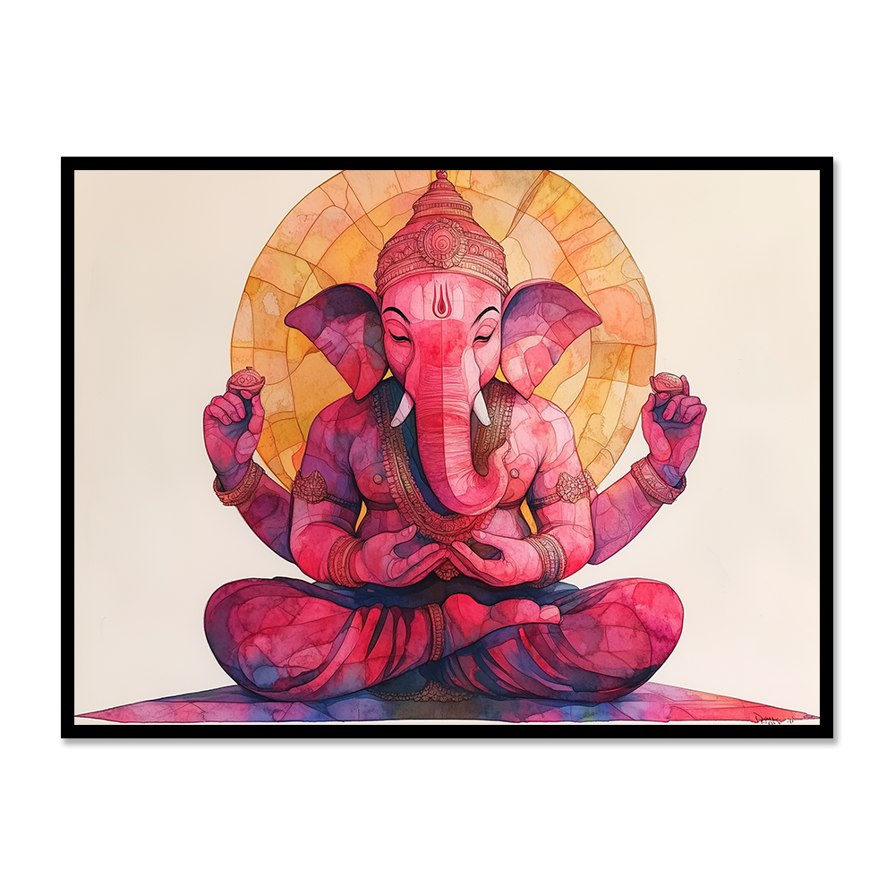 Ganesha’s Divine Aura of Serenity