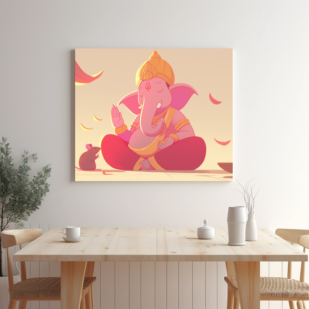 Lord Ganesha with Mushak Blessings