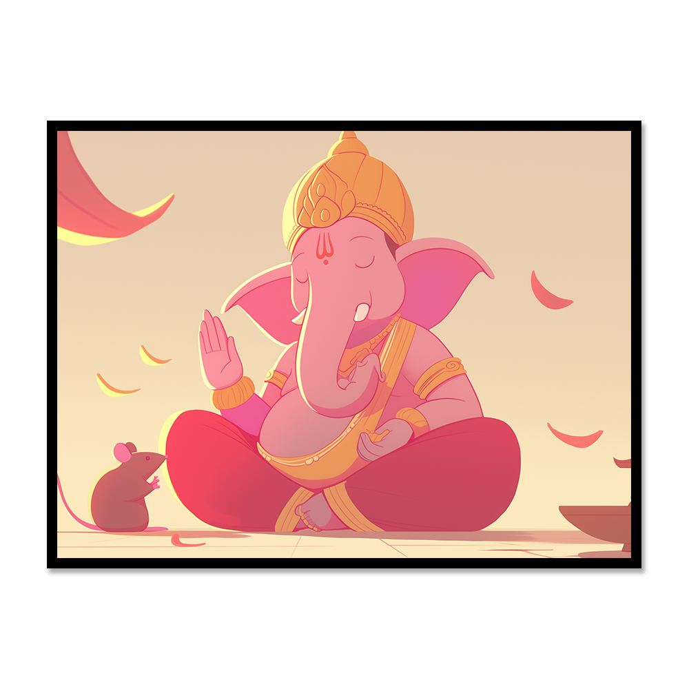 Lord Ganesha with Mushak Blessings