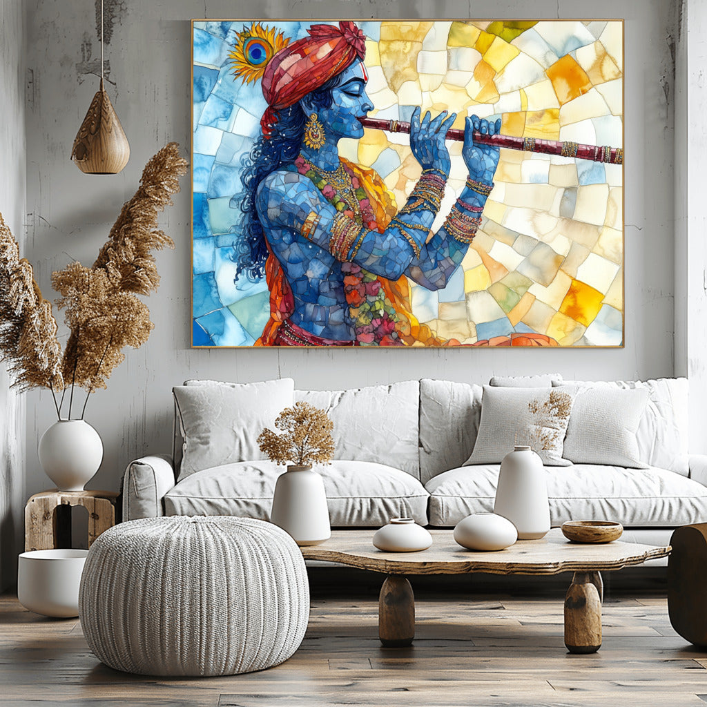 Krishna’s Melody in Abstract Form