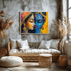 Acrylic Bliss of Radha Krishna