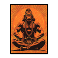 Mighty Hanuman Energy Canvas for Living Room