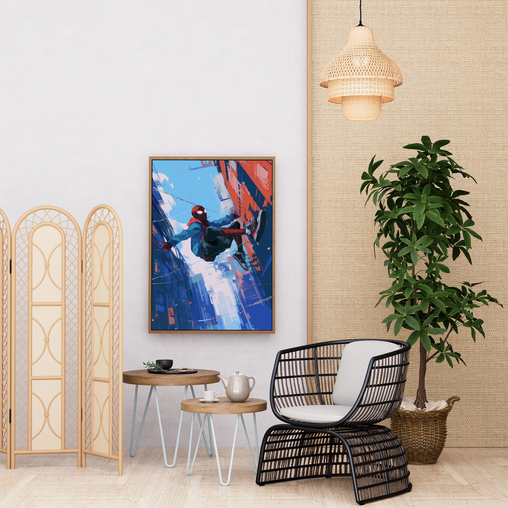 Spidermanâ€™s Urban Heroism Print - PrintKloud
