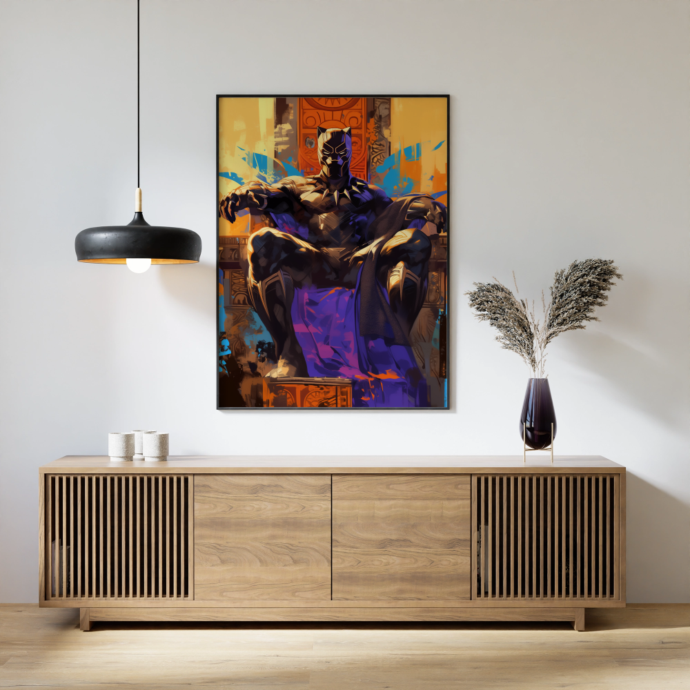 Black Panther's Majesty Print - PrintKloud