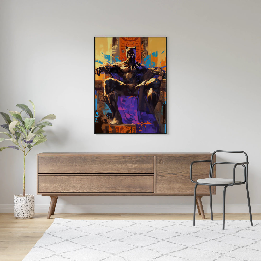Black Panther's Majesty Print - PrintKloud