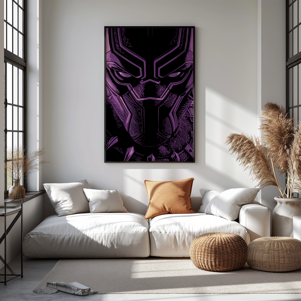 Black Panther's Spirit Wall Art - PrintKloud