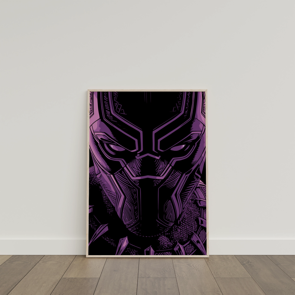 Black Panther's Spirit Wall Art - PrintKloud