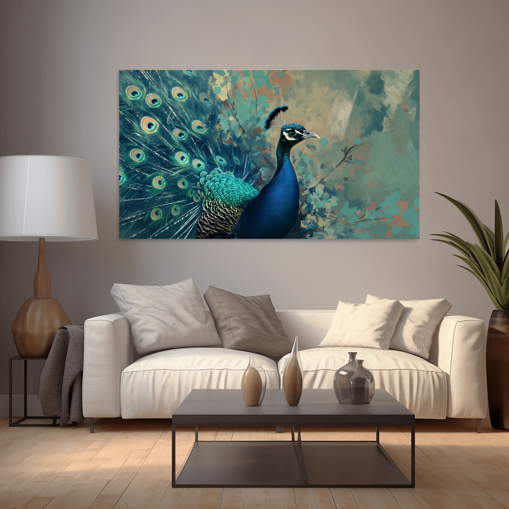 Elegant Peacock Art - PrintKloud