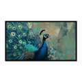 Elegant Peacock Canvas – Vastu Art for Knowledge & Wisdom