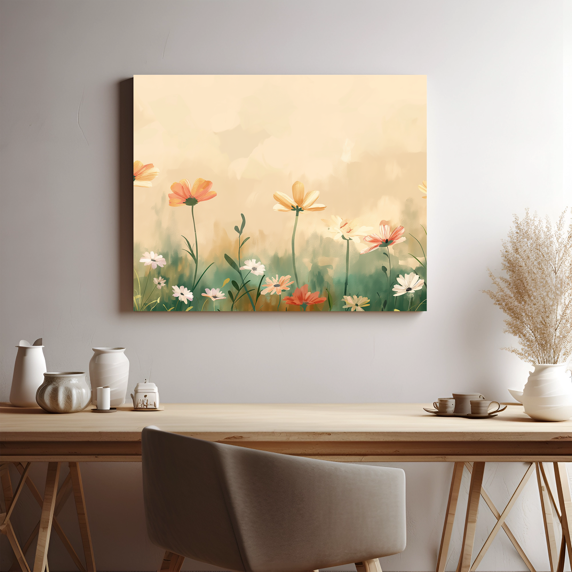 Blooming Flower Garden Art - PrintKloud
