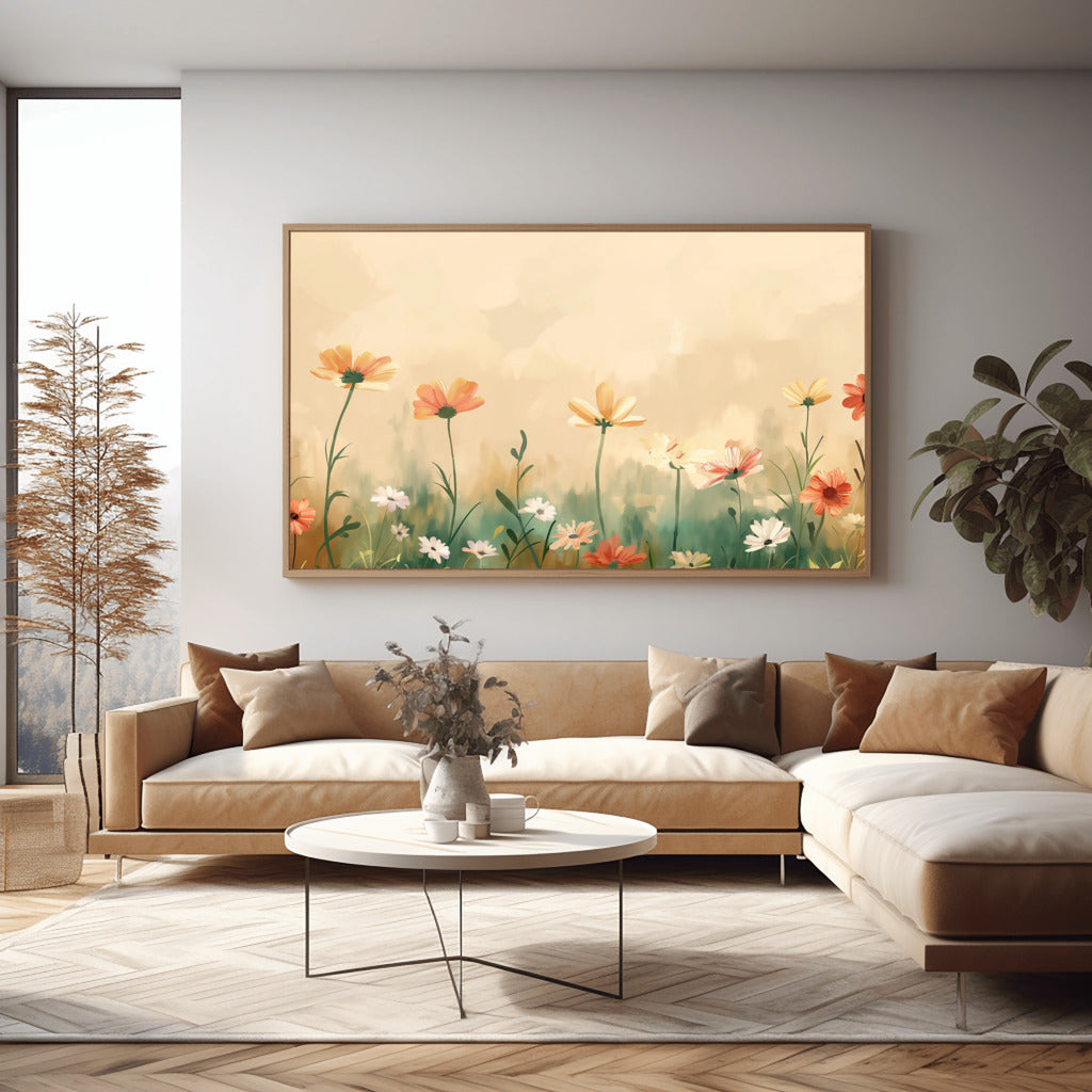 Blooming Flower Garden Art - PrintKloud