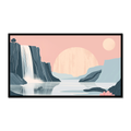 Flowing Waterfall Canvas – Vastu Art for Living Room