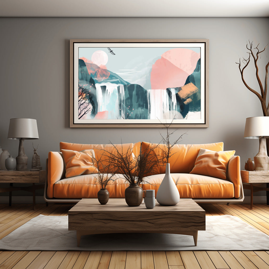 Waterfall Harmony Art - PrintKloud