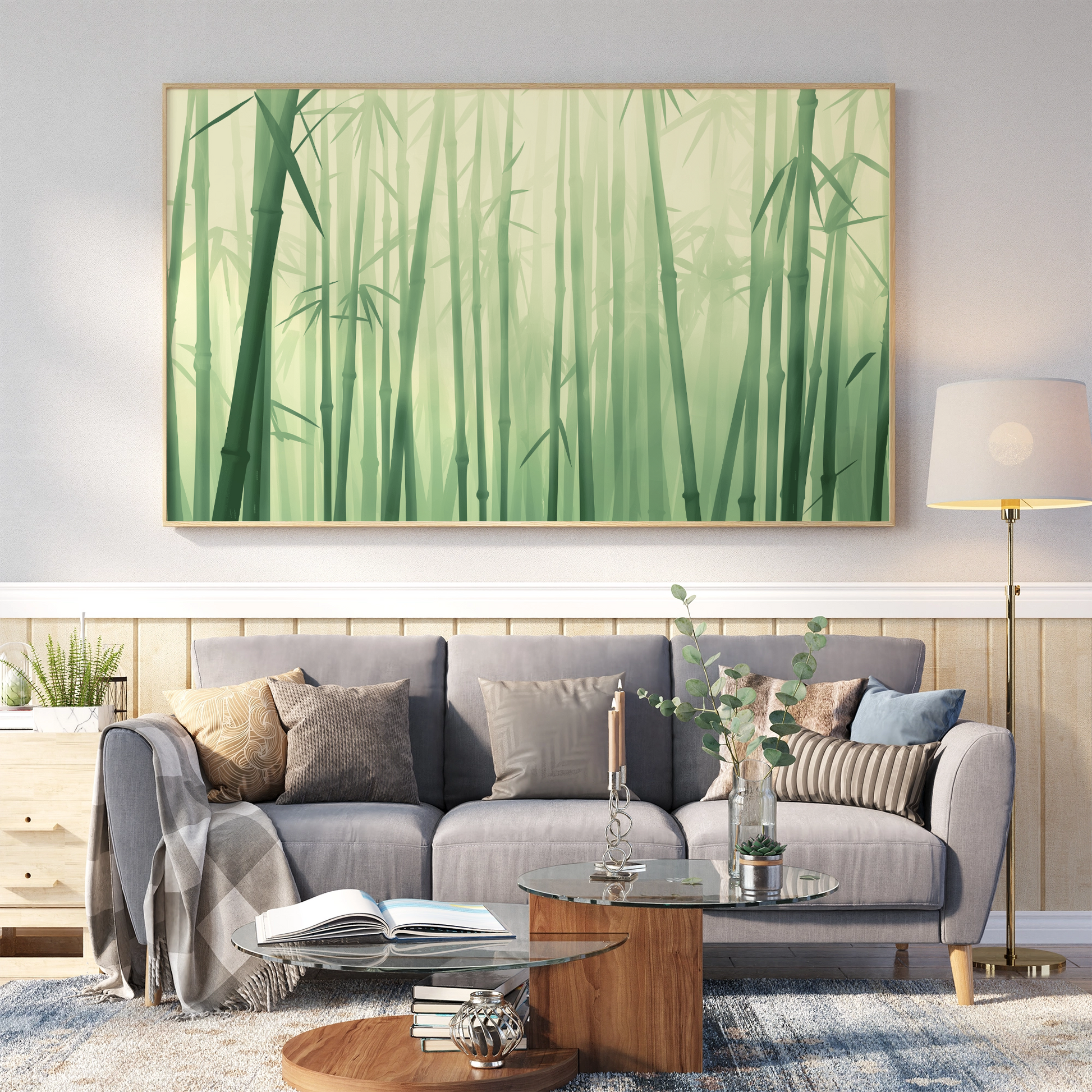 Serene Bamboo Grove Art - PrintKloud