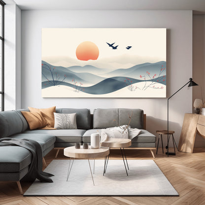 Radiant Sunrise Art - PrintKloud