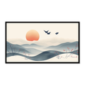 Radiant Sunrise Canvas for Living Room