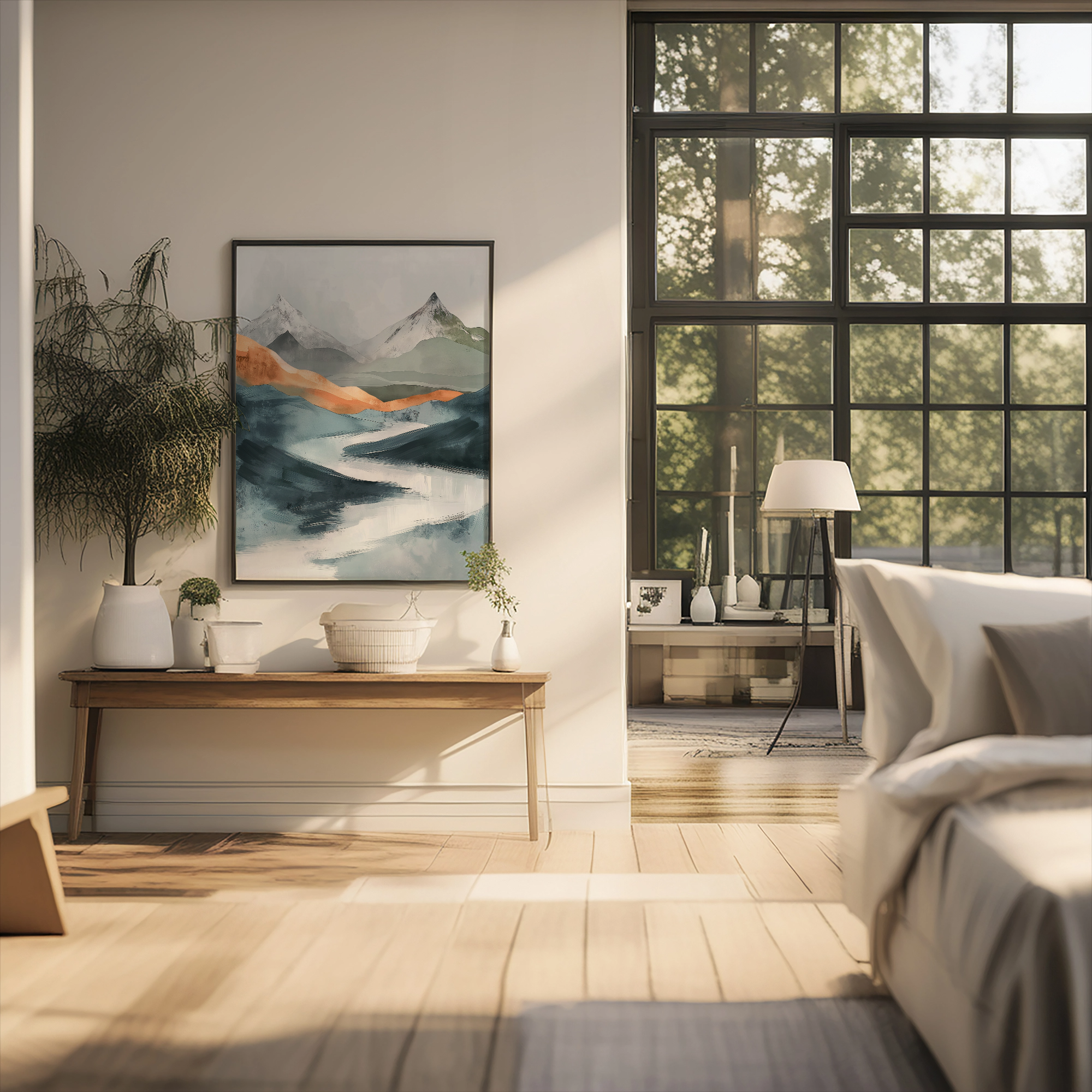 Mountain Serenity Wall Art - PrintKloud