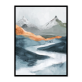 Mountain Peaks Serenity Canvas – Vastu Art for Living Room