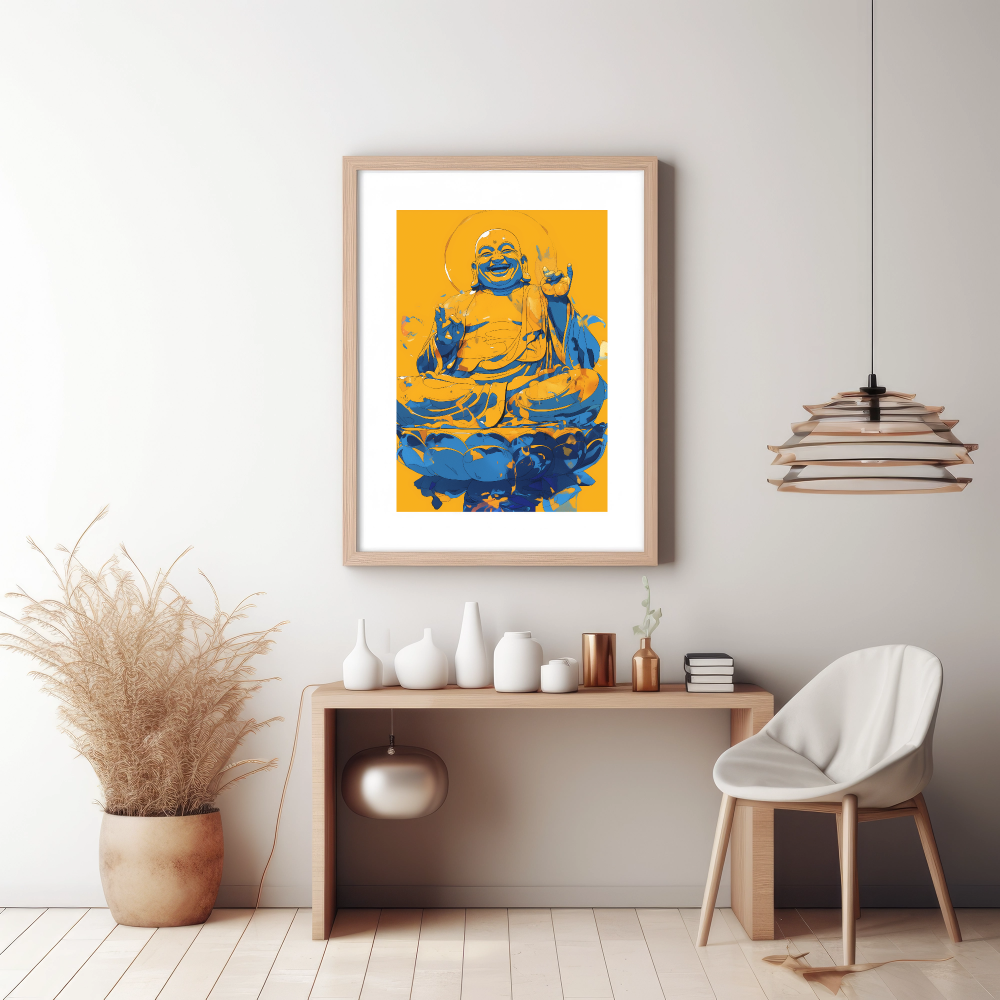 Laughing Buddha Abundance - PrintKloud