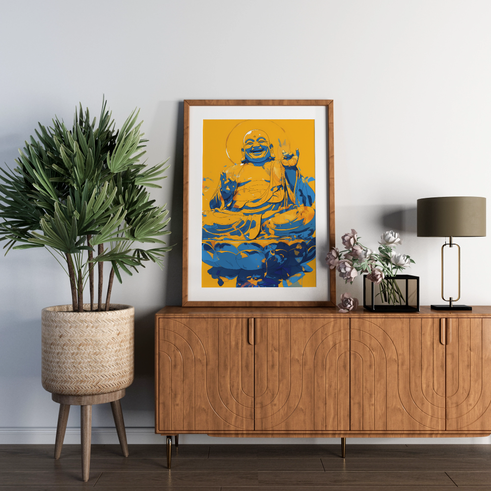 Laughing Buddha Abundance - PrintKloud