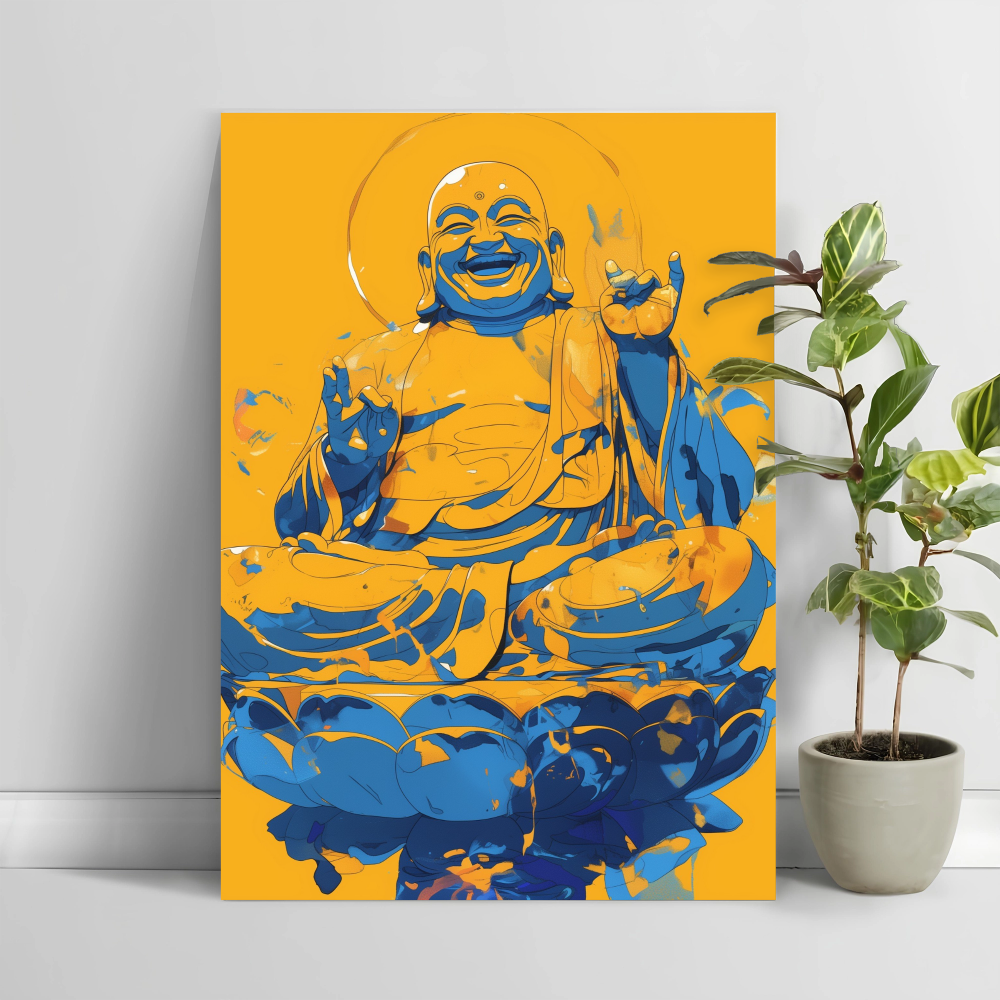 Laughing Buddha Abundance - PrintKloud