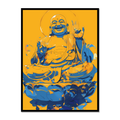 Laughing Buddha Canvas – Vastu Art for Good Fortune