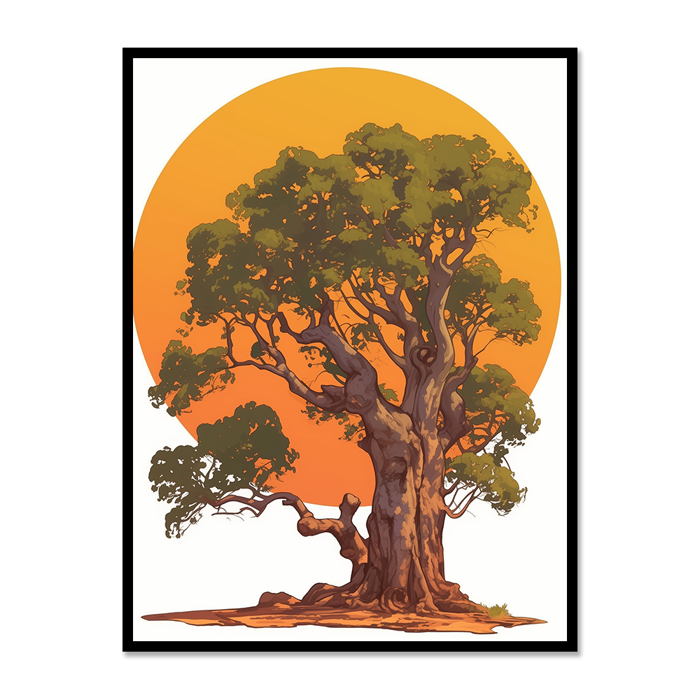 Ancient Banyan Wisdom - Vastu Painting For Strength And Stability