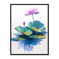 Enlightened Lotus Canvas – Vastu Art for New Beginnings