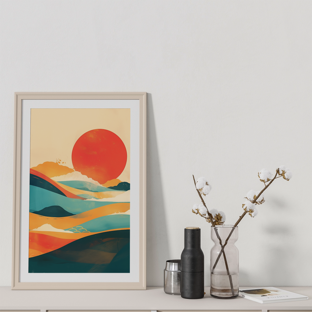 Morning Wave Glow - PrintKloud