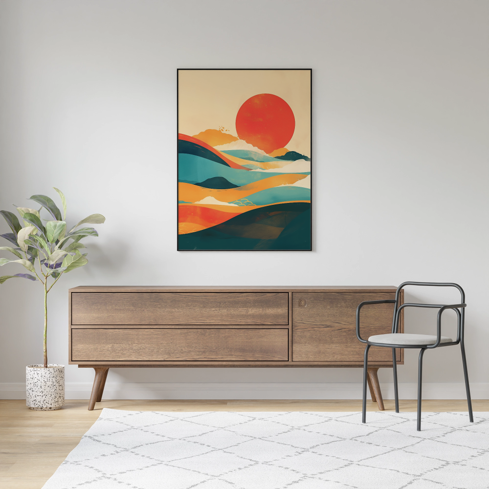 Morning Wave Glow - PrintKloud