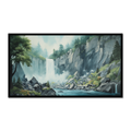 Eternal Grace Waterfall Canvas – Vastu Art for Wealth