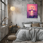 Romantic Flamingo Pair : Vastu remedy for Marital Relationship