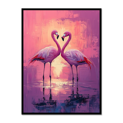 Romantic Flamingo Pair : Vastu remedy for Marital Relationship