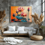 Lotus in Serene Bloom - Vastu Painting to Attract Wealth And Career Oppertunities
