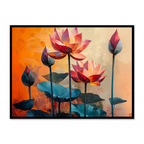 Lotus in Serene Bloom - Vastu Painting to Attract Wealth And Career Oppertunities