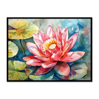 Whispering Petals Lotus in Tranquil Waters - Vastu painting for Prosperity and Harmony