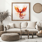 The Immortal Phoenix - Vastu painting for Growth & Positivity