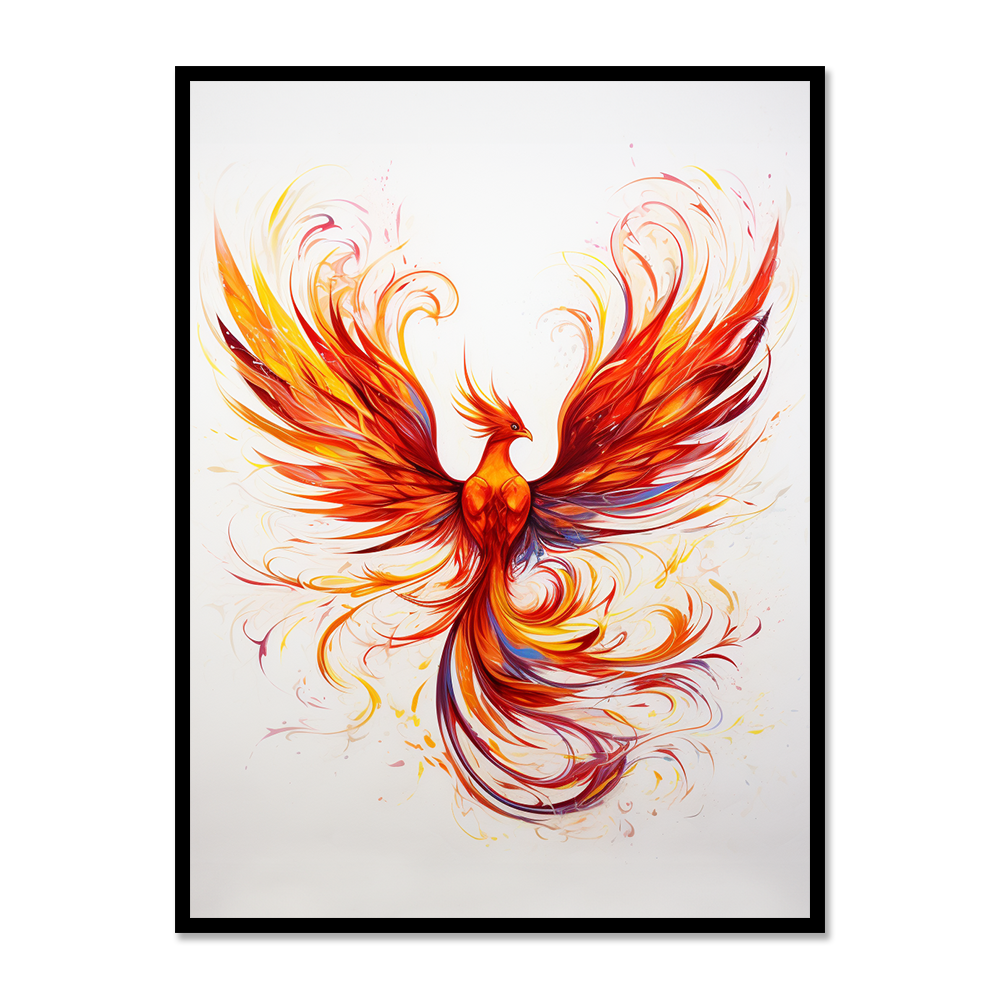 The Immortal Phoenix - Vastu painting for Growth & Positivity
