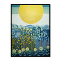 Dotted Sunrise Radiating Serenity and Warmth - Vastu painting for Success & Growth