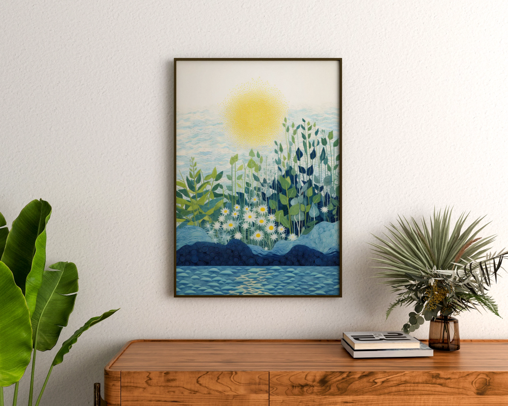 Awakening Radiance of Sunrise - Vastu Painting for Abundance and Prosperity