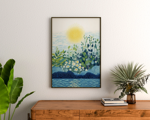 Awakening Sunrise – Vastu Canvas for Abundance