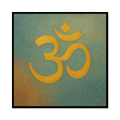 Om Mandala Spiritual Art – Sacred Symbol Canvas